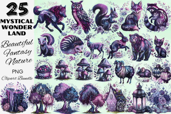Download Mystical Wonderland Fantasy Animals Set - Set Collection