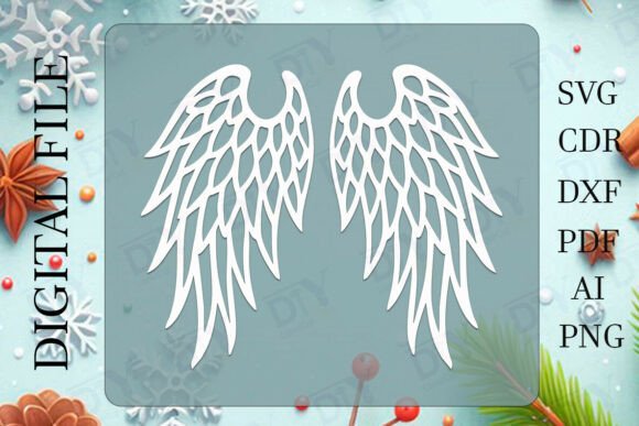 Download Angel Wings DIY Template #23 - Template Collection