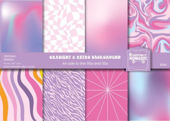 Download Y2k 90s Aesthetic Poster Card Set - Set Collection