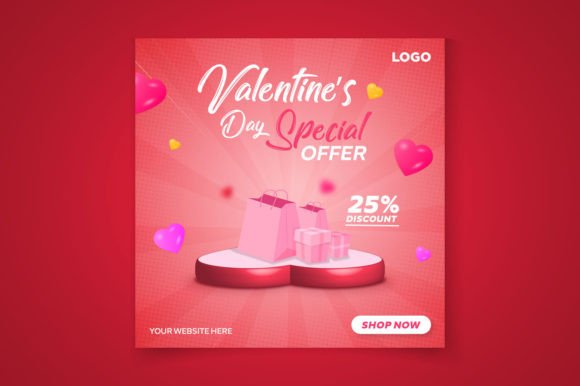Download Happy Valentines Day Sale Template - Template Collection