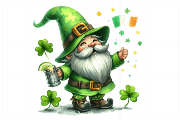 Download Watercolor St. Patrick's Gnomes Clipart - Premium Resources