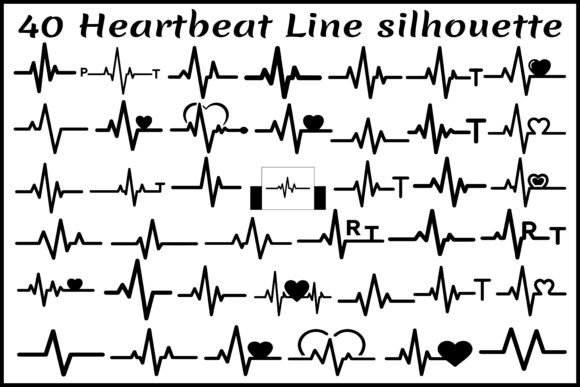 Download 40 Heartbeat Line SVG Bundle Medical - Premium Resources